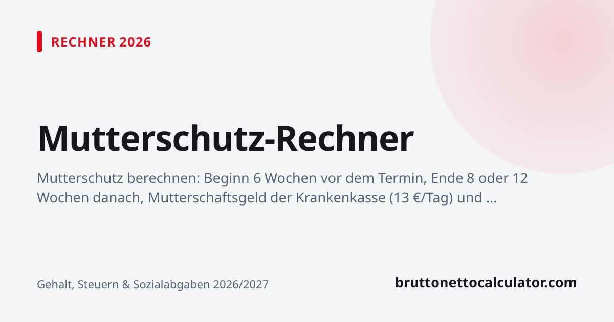 Grafik: Mutterschutz-Rechner