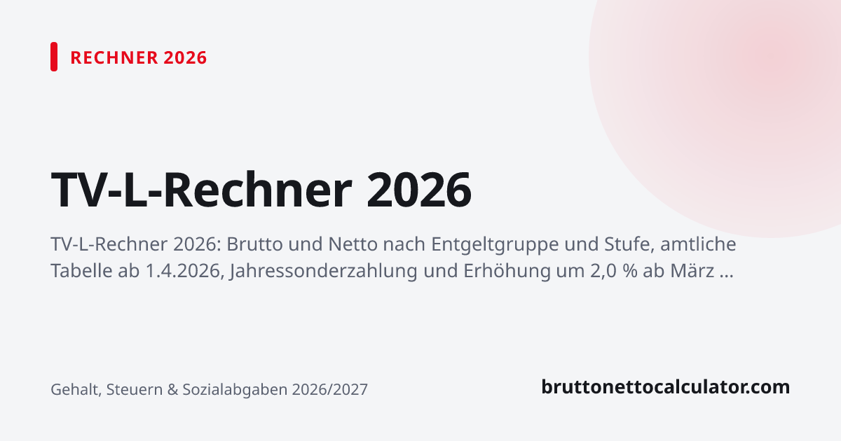 Grafik: TV-L-Rechner 2026